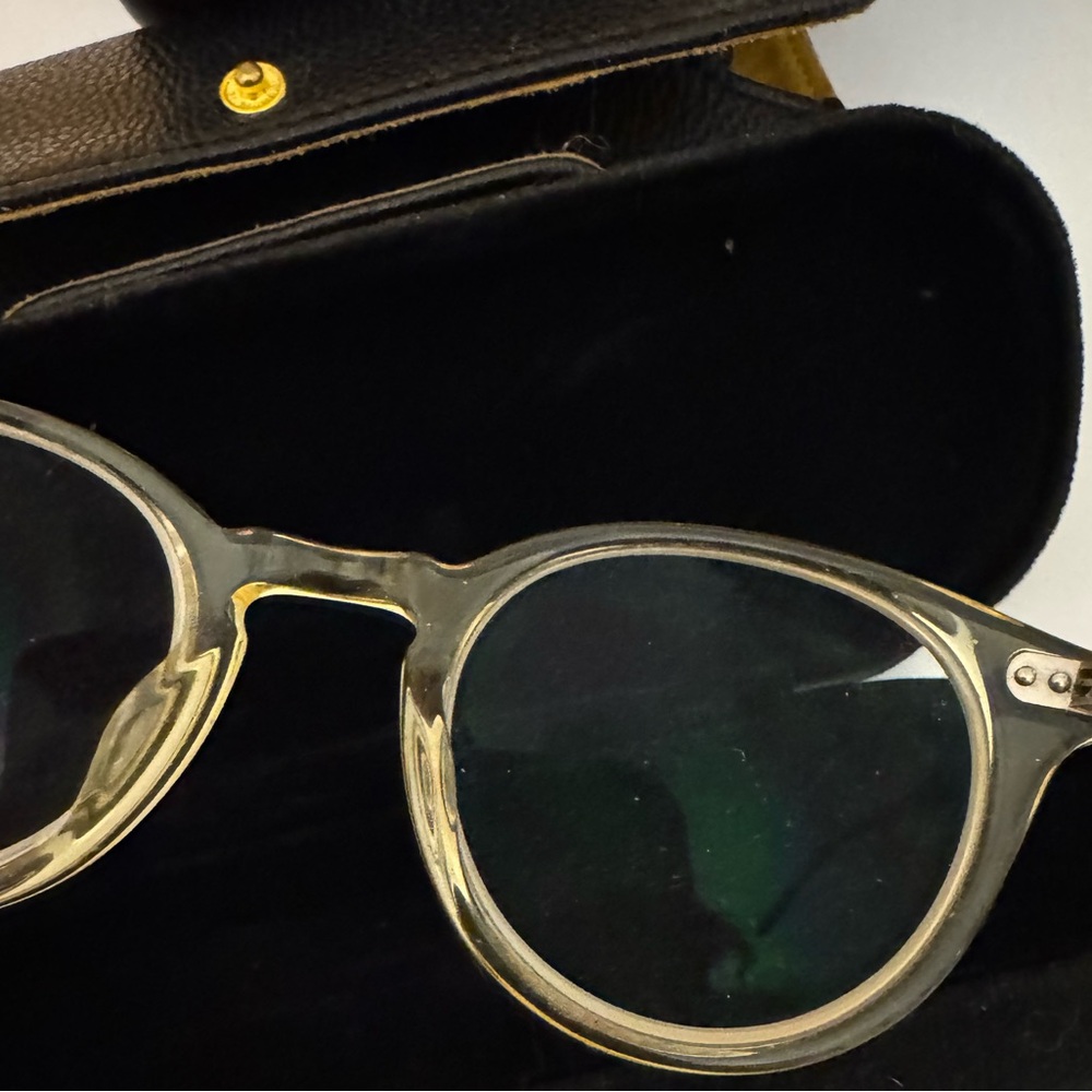 Garrett Leight Transparent Gold Frames - image 3
